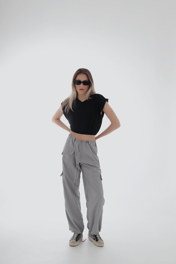 THE STRING SHIRT NEGRO