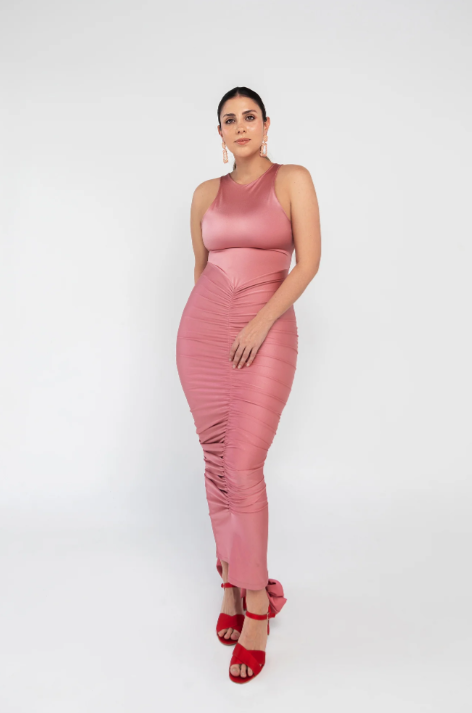 VESTIDO FYBER ROSA