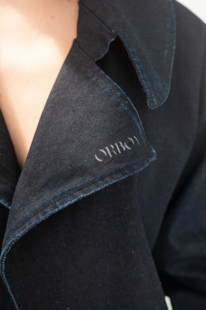 CHAQUETA JEAN AZUL OSCURO