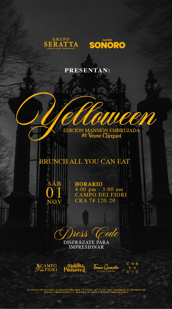 ¡YELLOWEEN - BRUNCH ALL YOU CAN EAT!