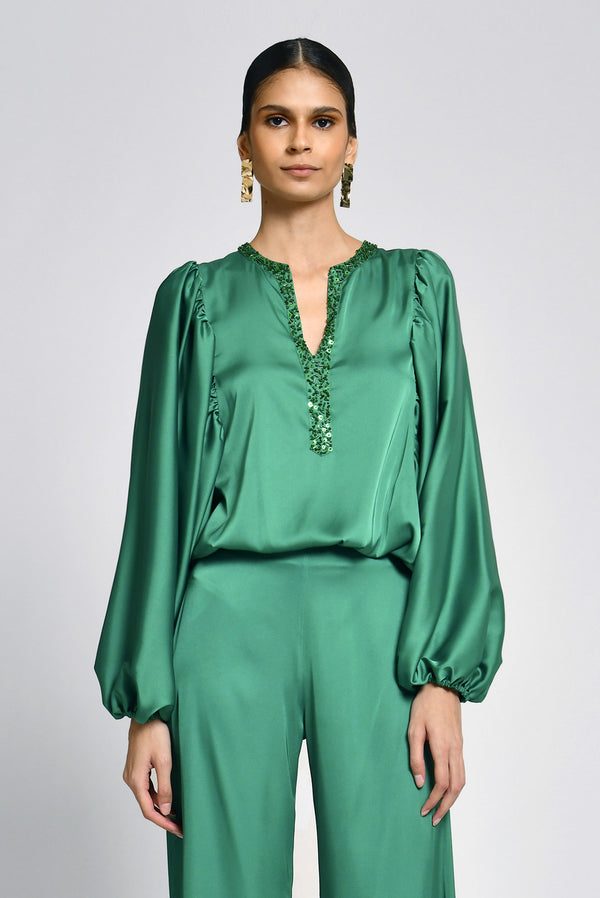 BLUSA NORA VERDE