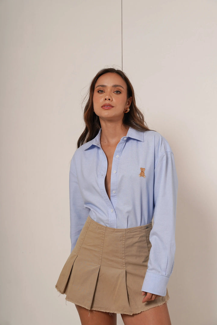 CAMISA TEDDY AZUL