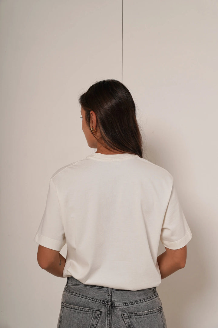 T-SHIRT TED MARFIL