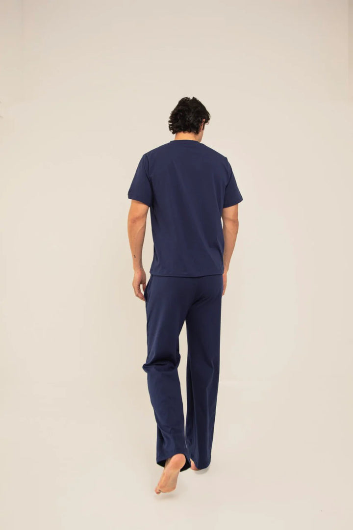 PIJAMA HOMBRES AZUL OSCURO