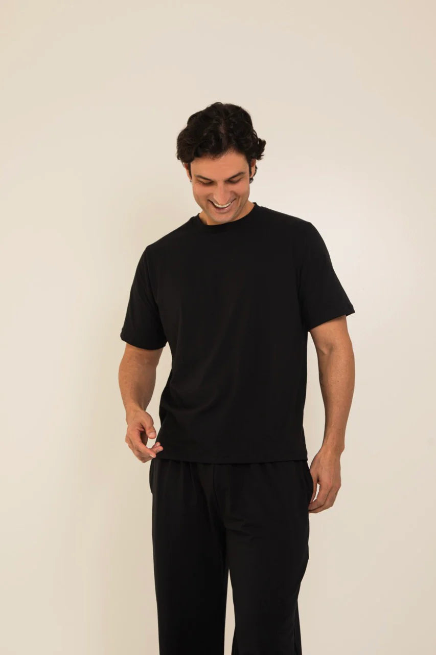 PIJAMA HOMBRE NEGRA