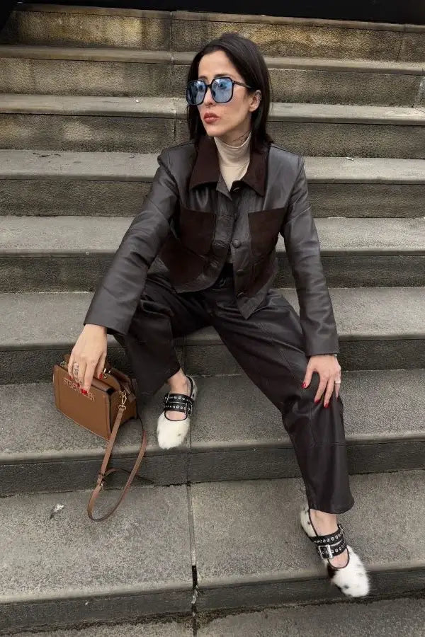 PRELUDIO CHOCOLATE JACKET