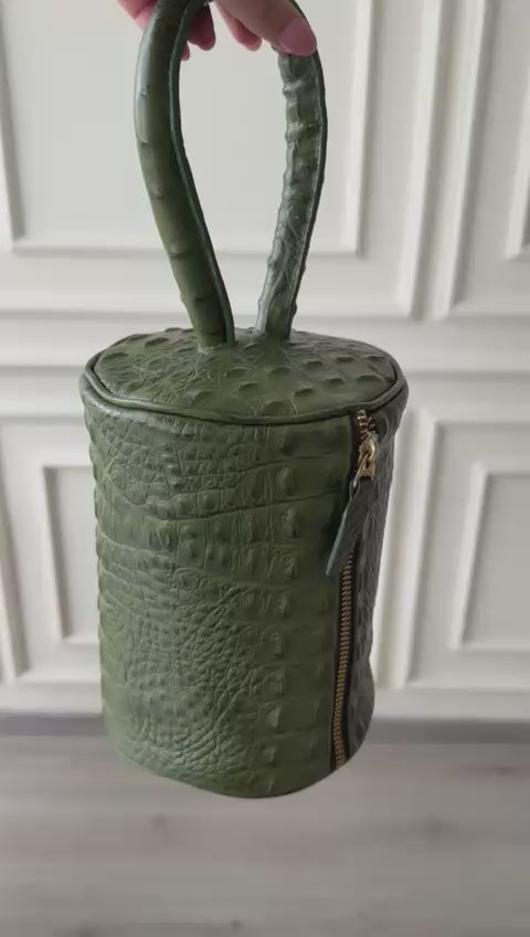 CARTERA COCODRILO GREEN