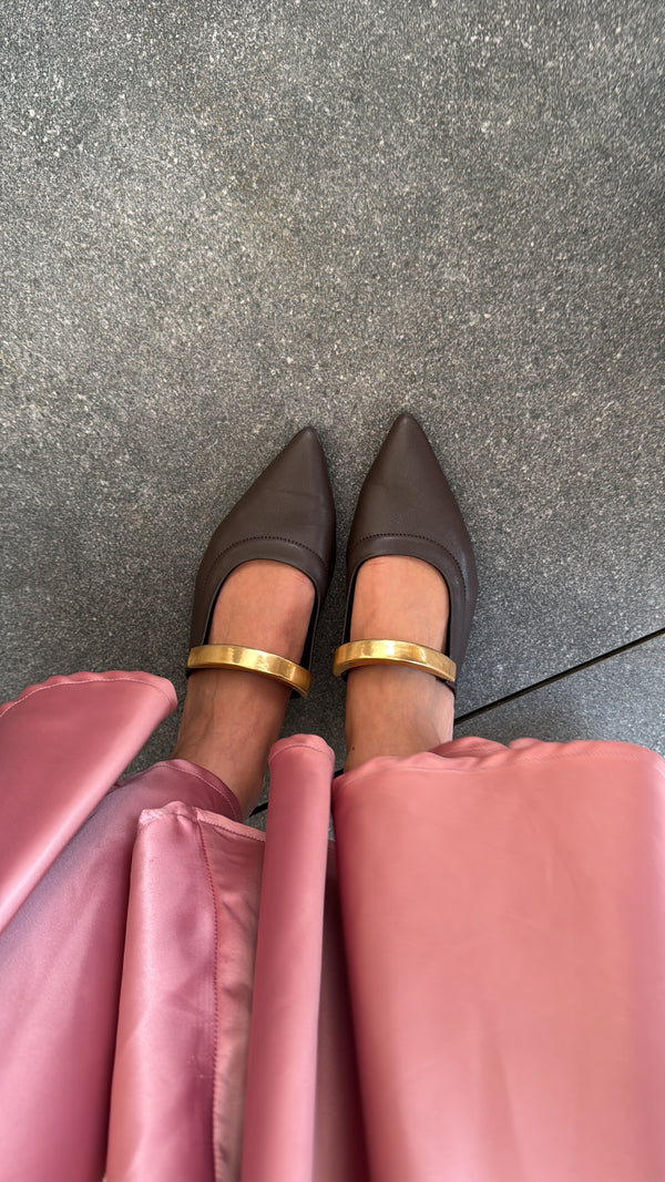 Tacones Eco Marrón